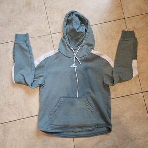 ADIDAS Youth Junior size S Small hoodie with front pouch (possible flaw?) Unisex